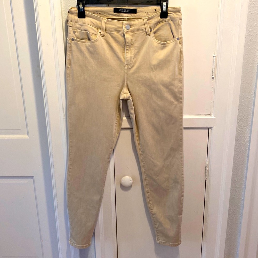 Tan Liverpool skinny ankle jeans - newly brand new!